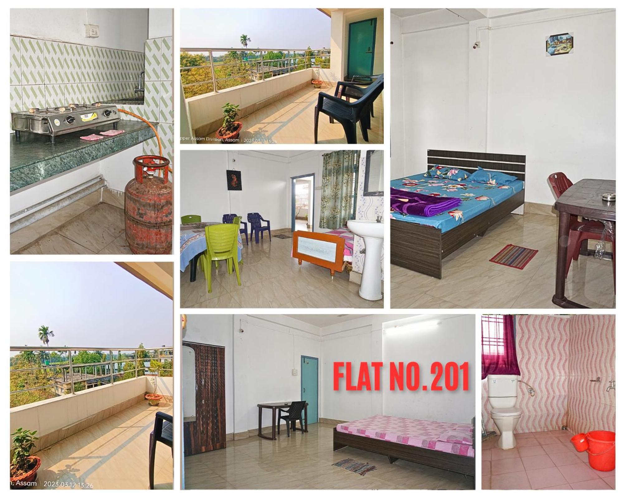 Taj Residency Holiday Homestay -Entire 1Bhk & 2Bhk Private Apartments -Call 767Ooo54Oo Джорхат Екстер'єр фото